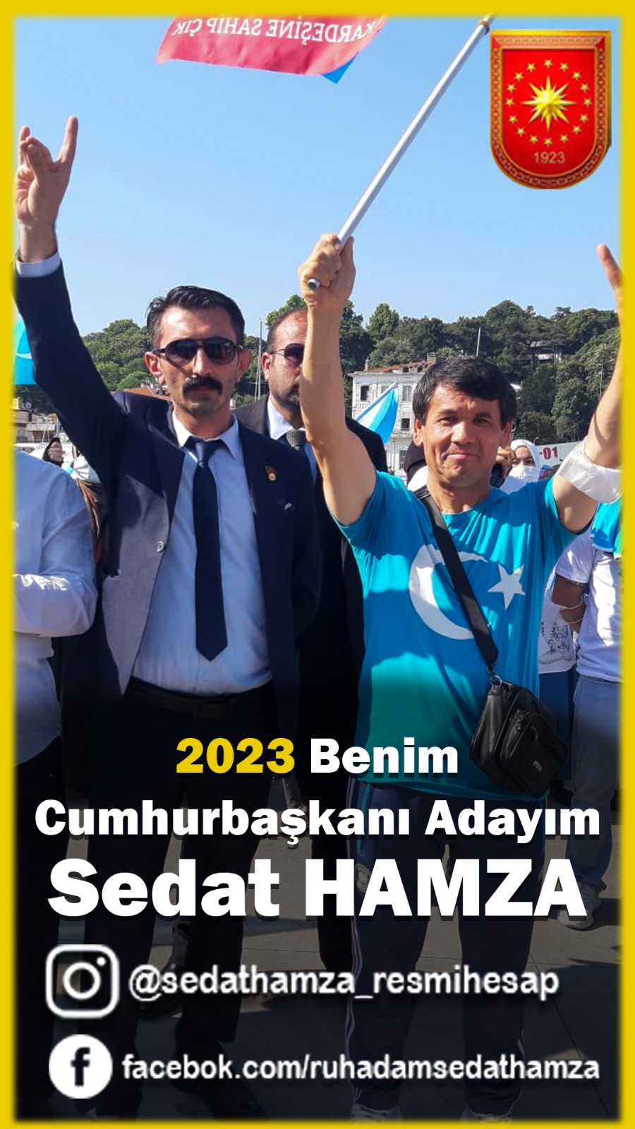 2023 benim cumhurbaşkanı adayım sedat hamza 
